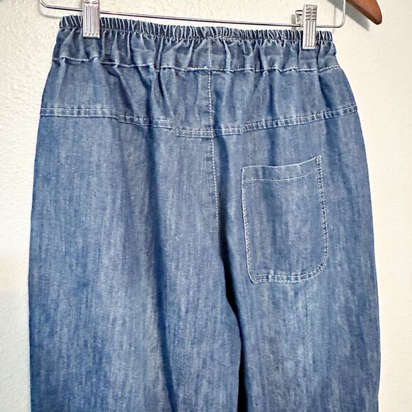 Indie Floral Embroidered Chambray Lantern Shorts women’s size small - Picture 6 of 10